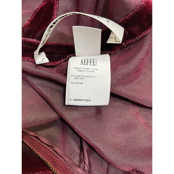 Philosophy Di Lorenzo Serafini Purple Acetate V-Neck Midi Length Dress Size 2 - Picture 5 of 5